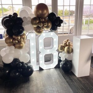 Light up numbers